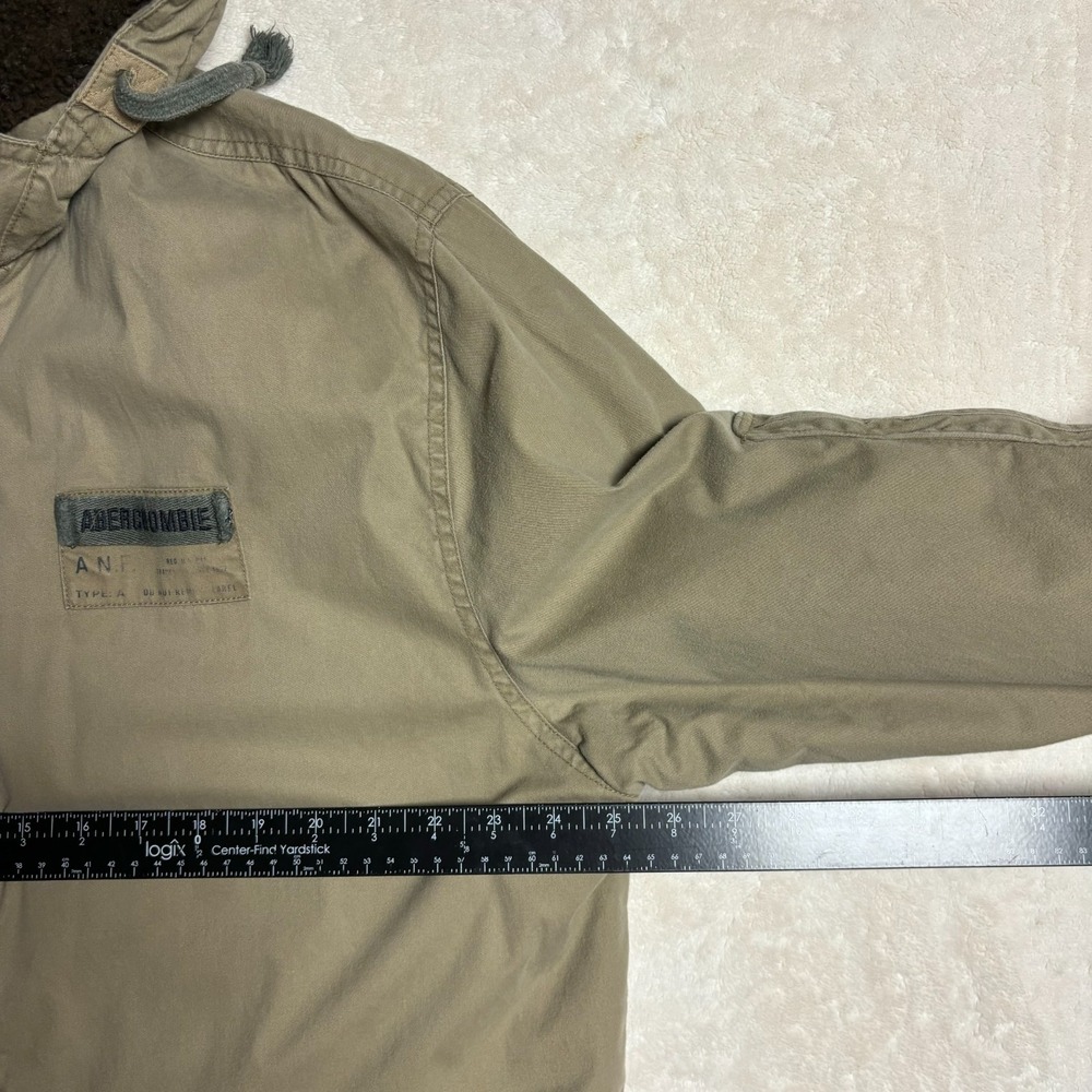 Abercrombie and Fitch Vintage Y2K Military Field Hooded Jacket Mens Medium - Picture 16 of 16